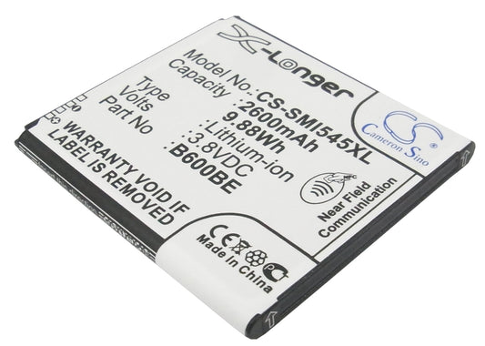 Battery for Samsung Galaxy S4 etc. 2600mAh, 3.8V