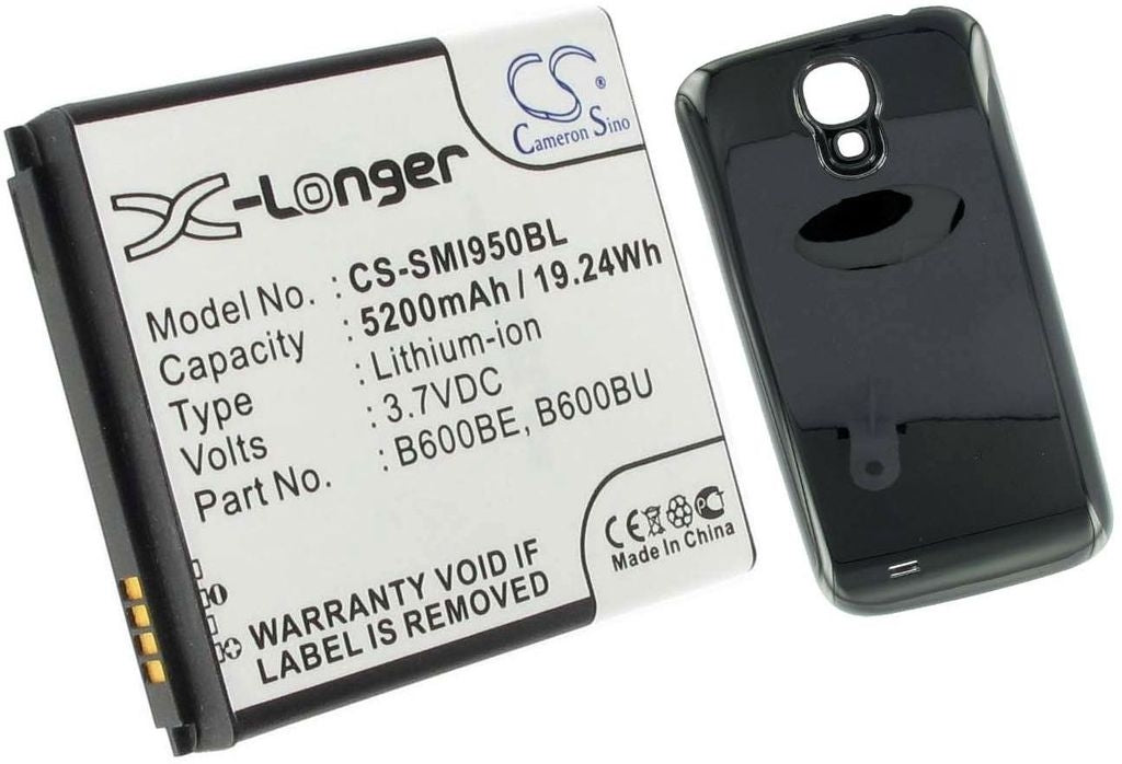 Battery for Samsung Galaxy S4 mfl replacement battery 5200 mAh