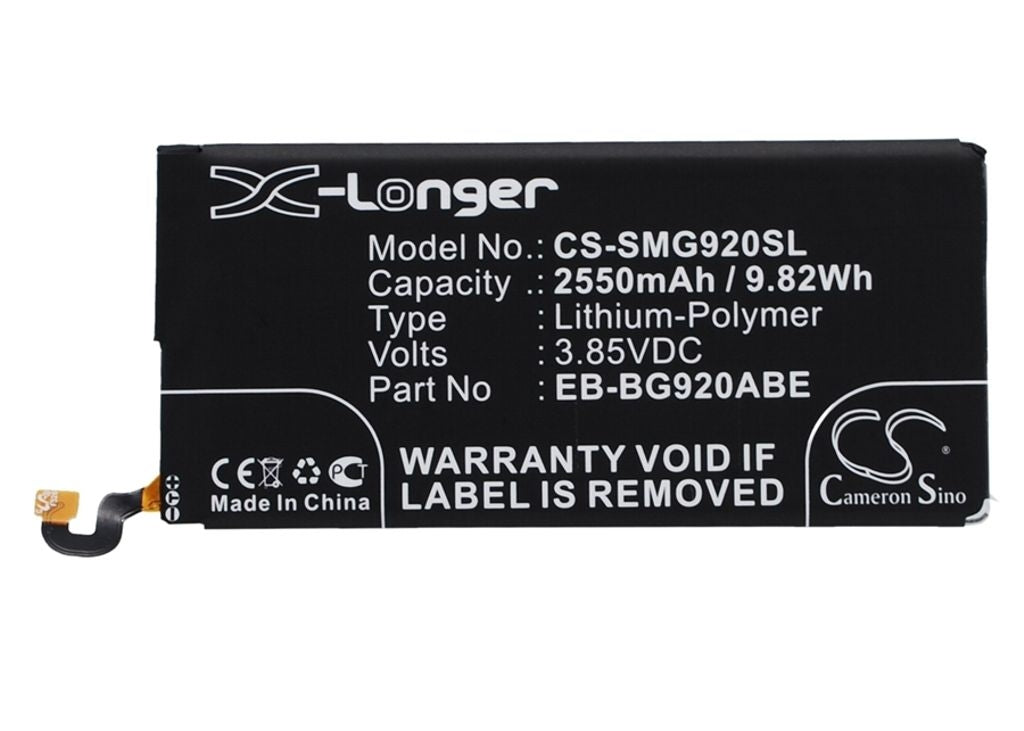 Battery for Samsung Galaxy S6 etc