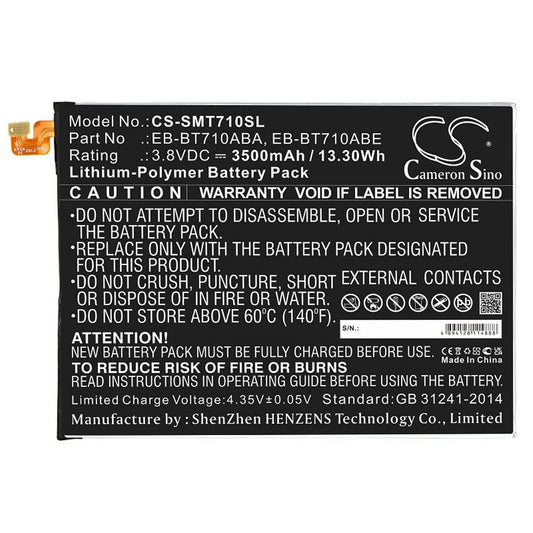 Battery for Samsung Galaxy Tab S2 8.0, 3500mAh, 3.8V