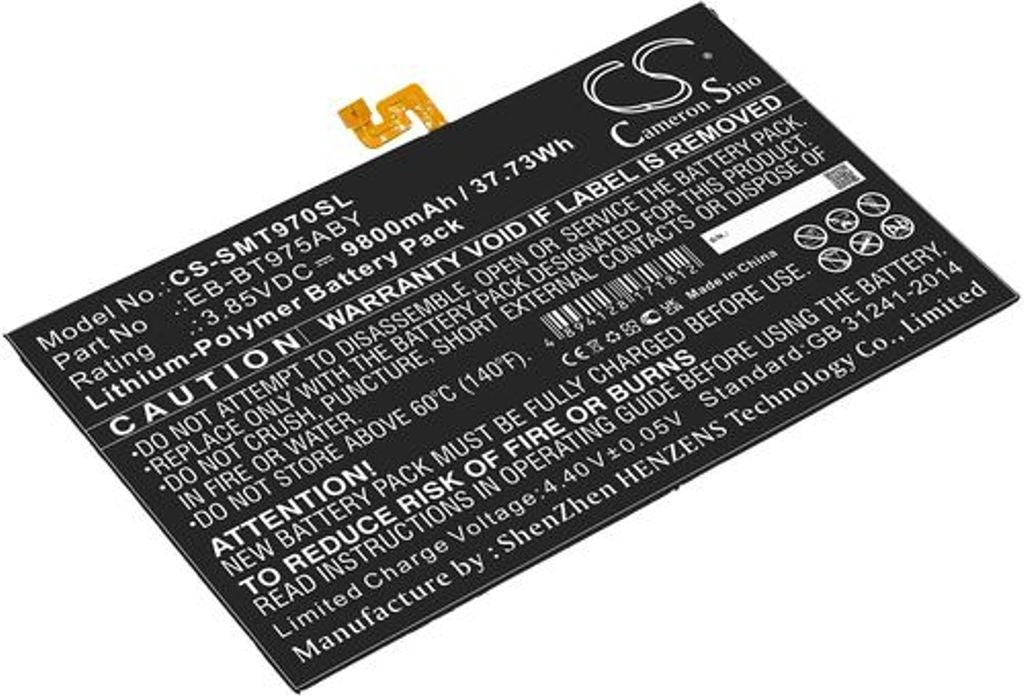 Battery for Samsung Galaxy Tab S7 Plus 12.4 mfl