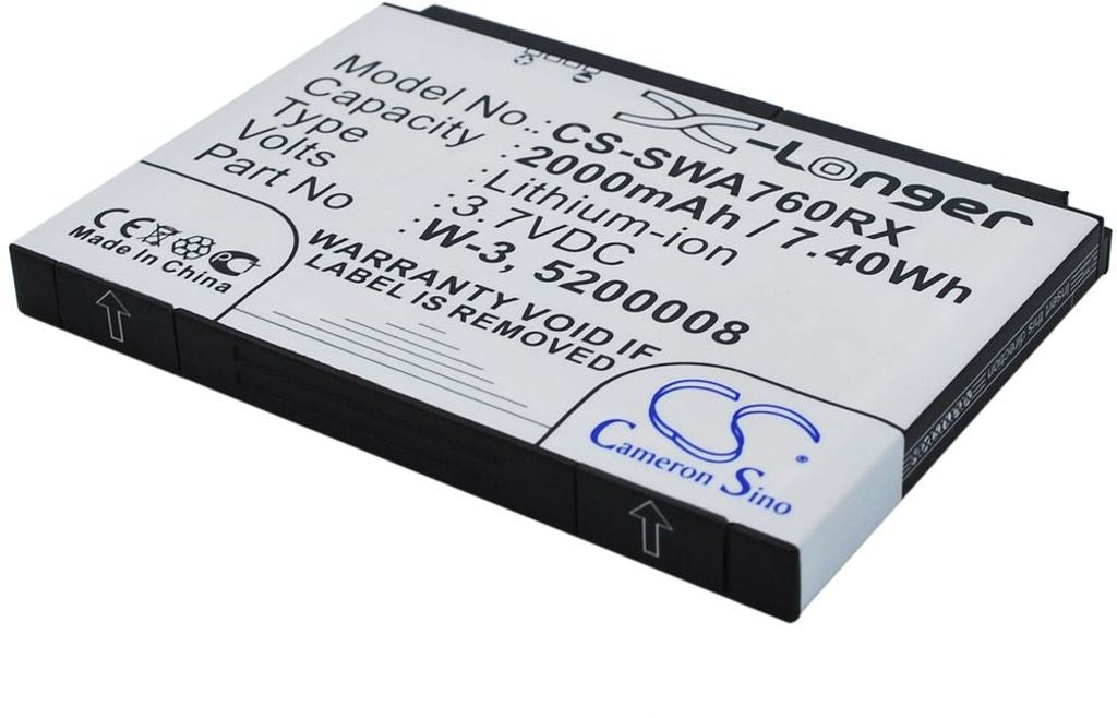 Battery for Sierra Wireless Aircard 760 mfl