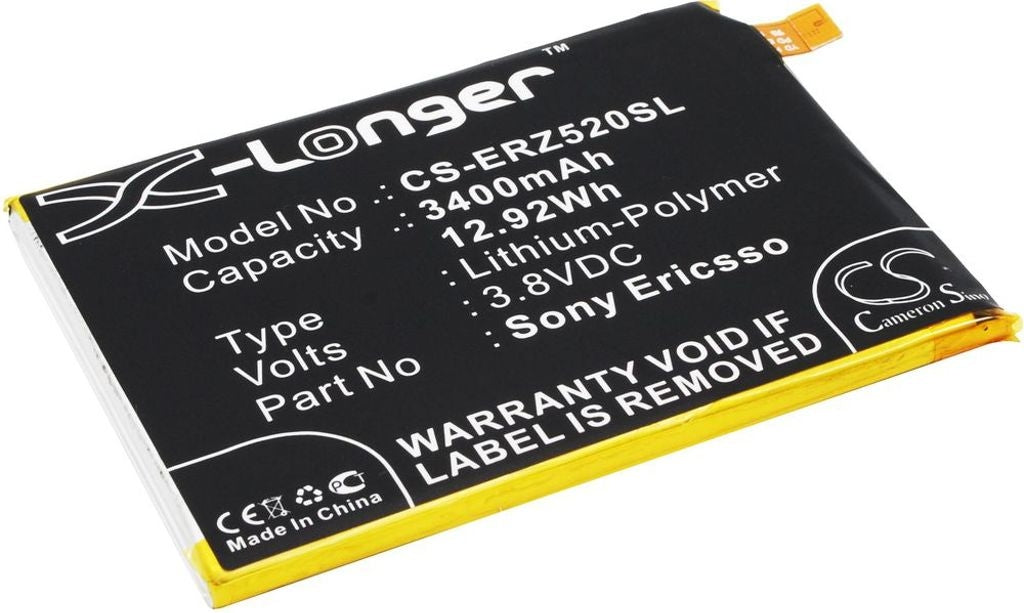 Battery for Sony Ericsson E6853 etc