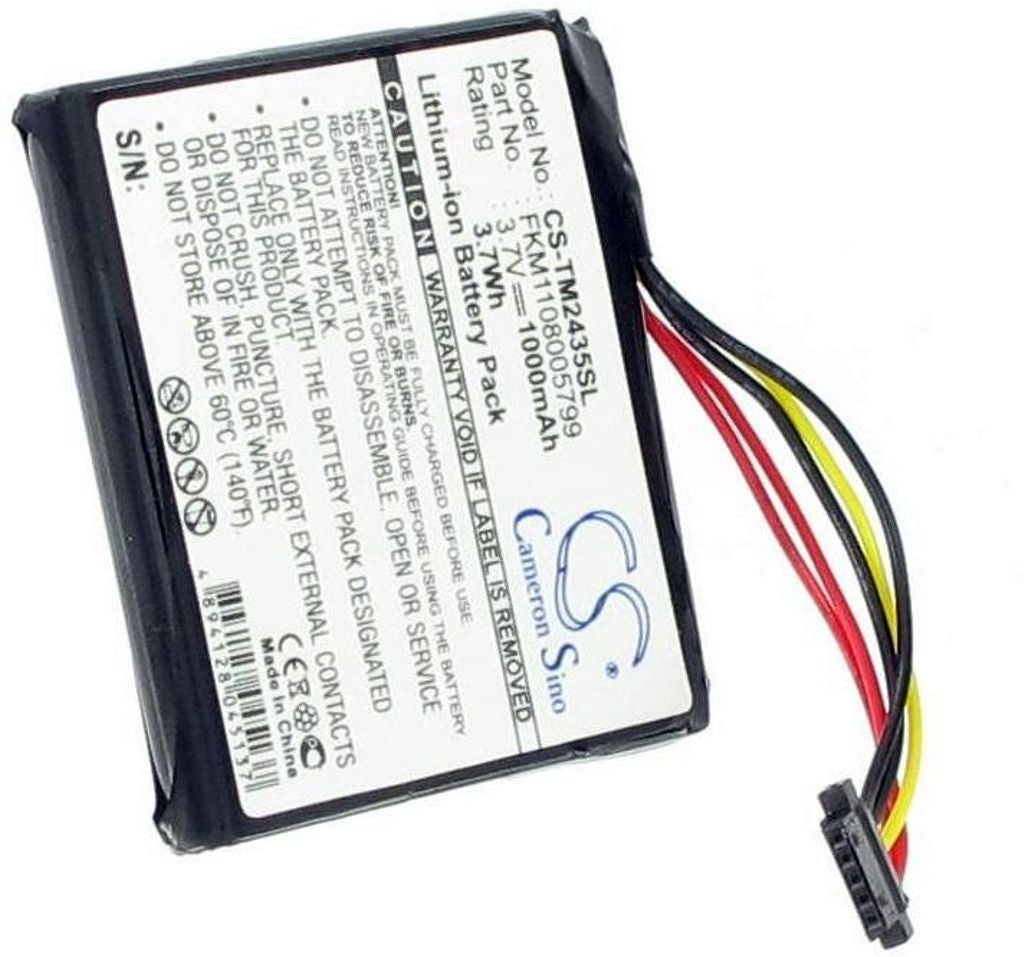 Battery for TomTom Go 2435 / Go 2535 / 4CS03 / 4CQ01 / 4CT50 / 4EN42 / 4EN52 / 4EV42 etc.