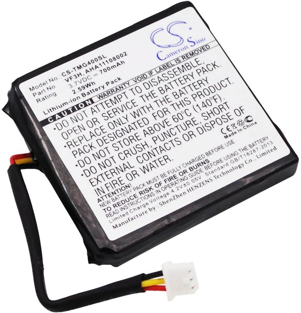 Battery for Tomtom Go 400 4.3" etc