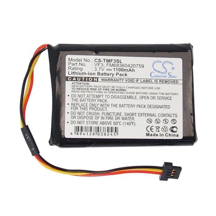Battery for Tomtom Go XL330S etc