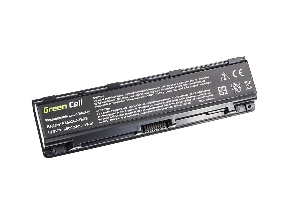Battery for Toshiba Satellite C850 C855 C870 L850 L855 etc., 11.1V 6600mAh