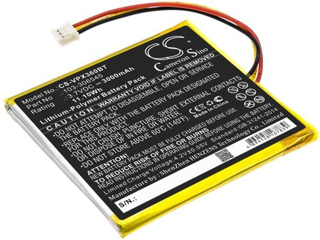 Battery for Visonic PowerMaster 360R etc