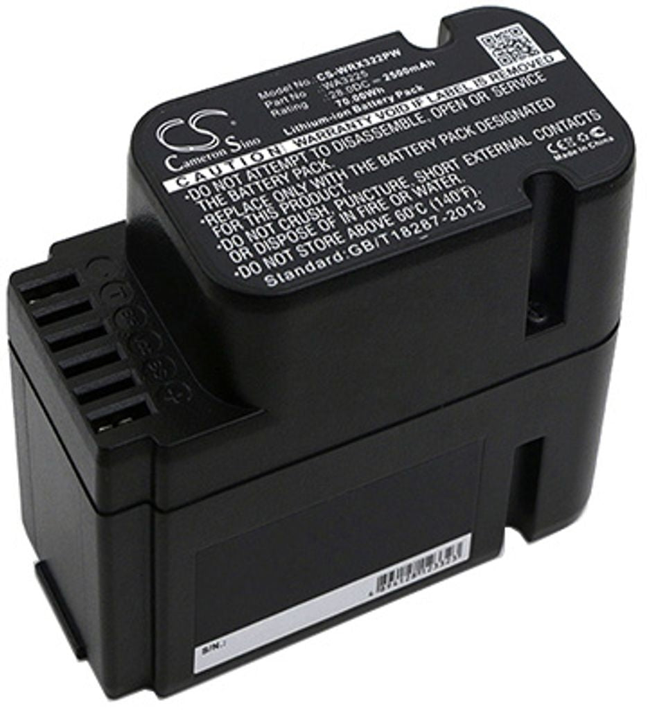 Battery for Worx 28V 2.5Ah Li-ion