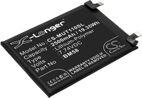 Battery for Xiaomi Mi 11T Pro 5G / Xiaomi 2107113SG
