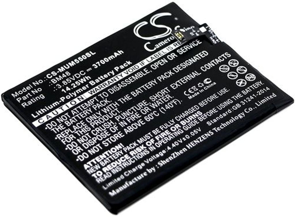 Battery for Xiaomi Note 2 Standard etc