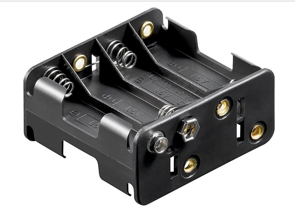 Battery holder for 8 AA batteries
