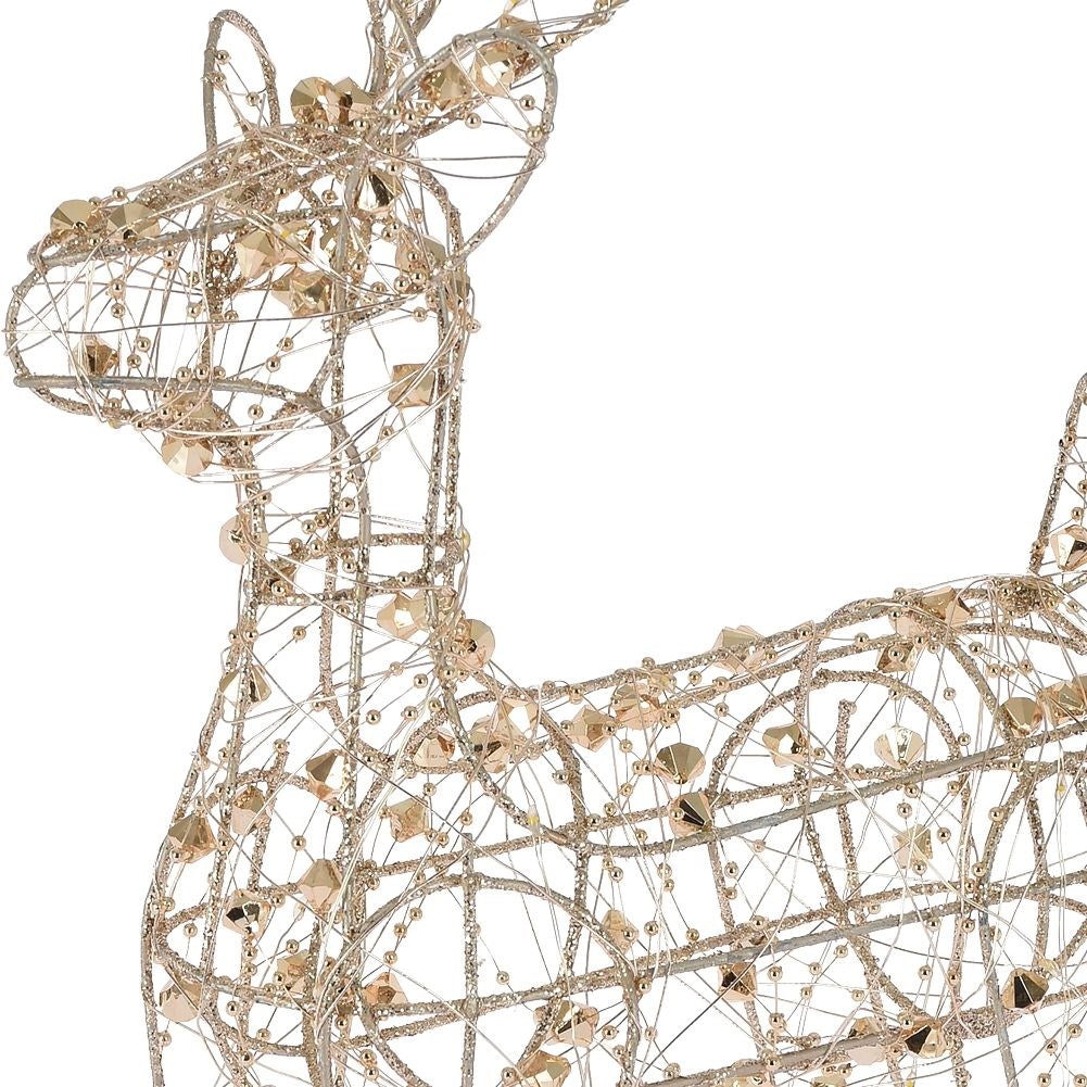 Battery powered Pure with 30 LED lights in Gold for Christmas decoration