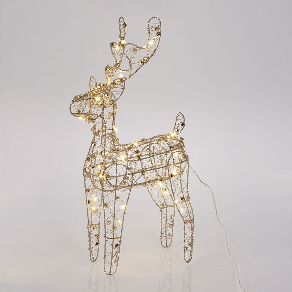 Battery powered Pure with 30 LED lights in Gold for Christmas decoration