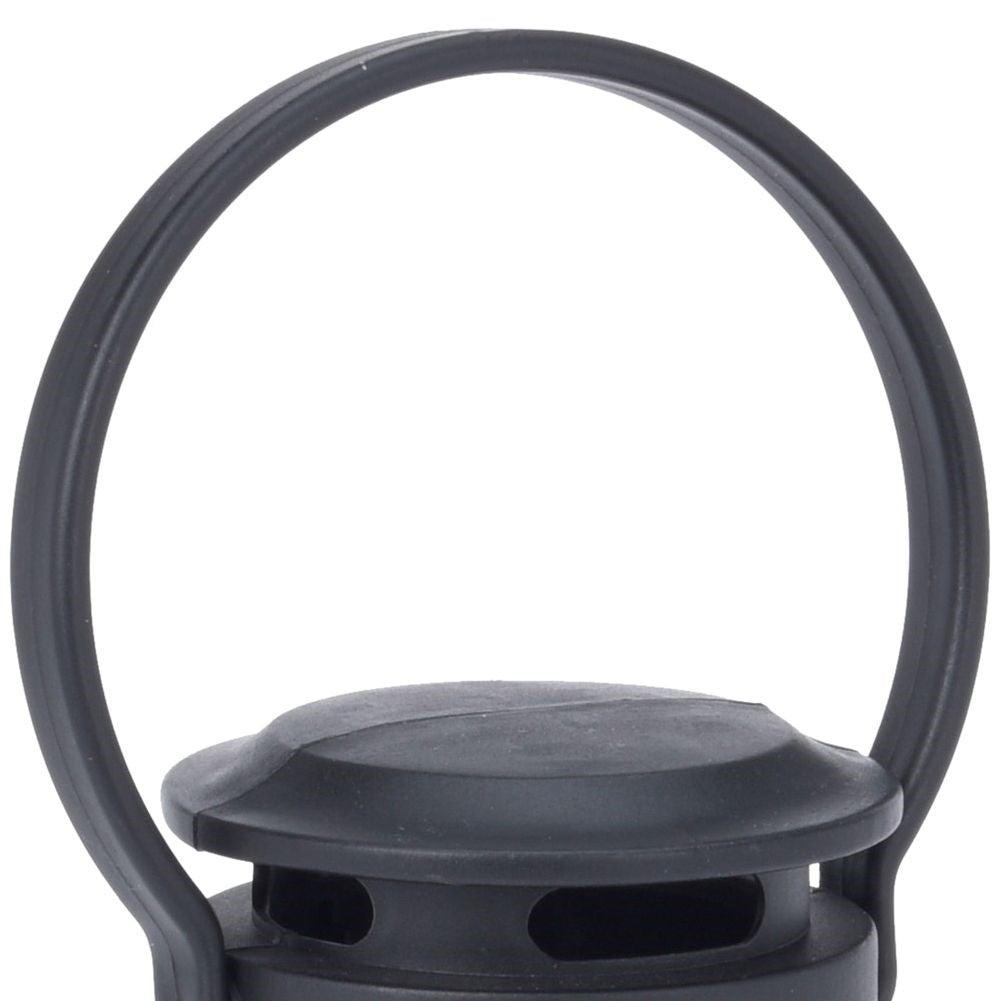 Battery-powered lantern with moving flame for home and garden