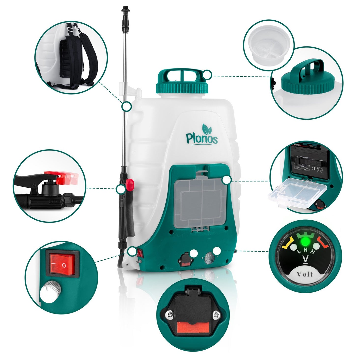 Battery powered sprayer Plonos PL-600