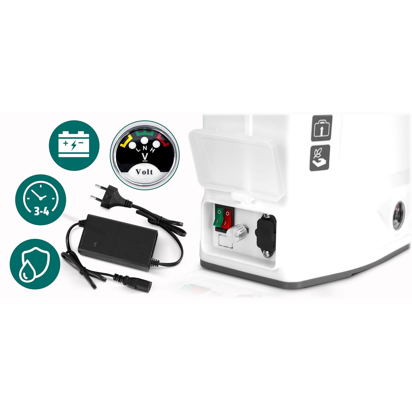 Battery-powered sprayer with mixer Plonos PL-603