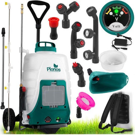 Battery-powered sprayer with trolley Plonos PL-601