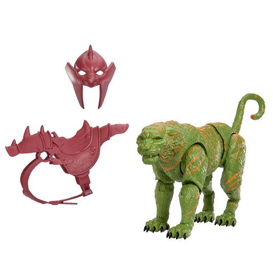 Battle Cat Figure with Movable Jaw and Removable Armor