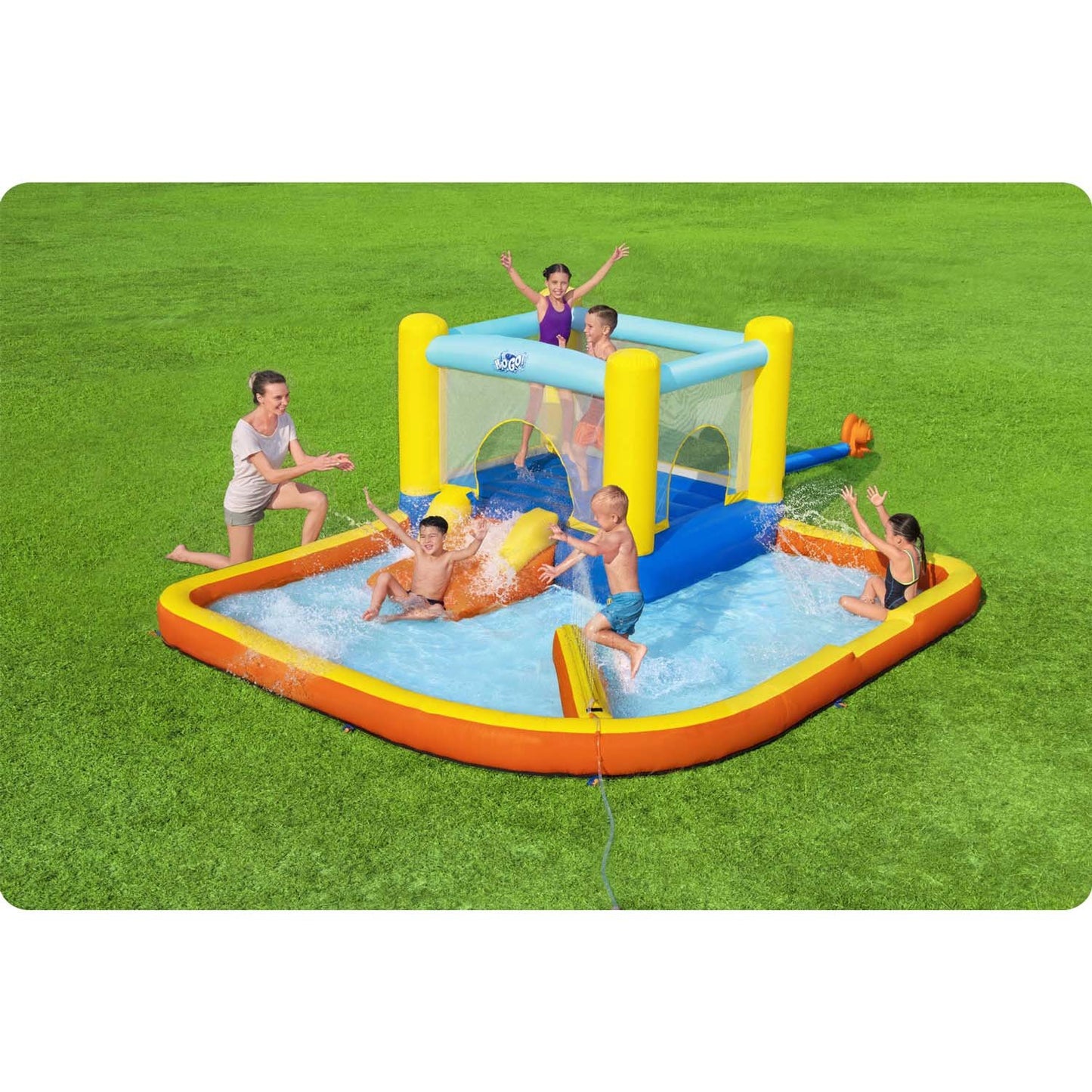 Beach Bounce inflatable playground 365 × 340 × 152 cm Bestway 53381