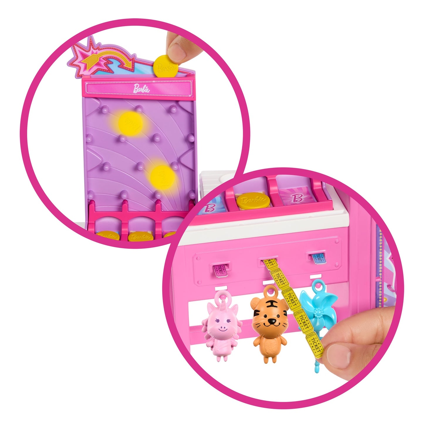 Barbie Cotton Candy Stand Playset with Doll & Accessories