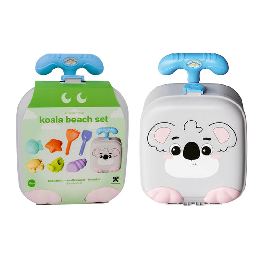 Beach Toy Set with Koala Trolley, 8 Pieces