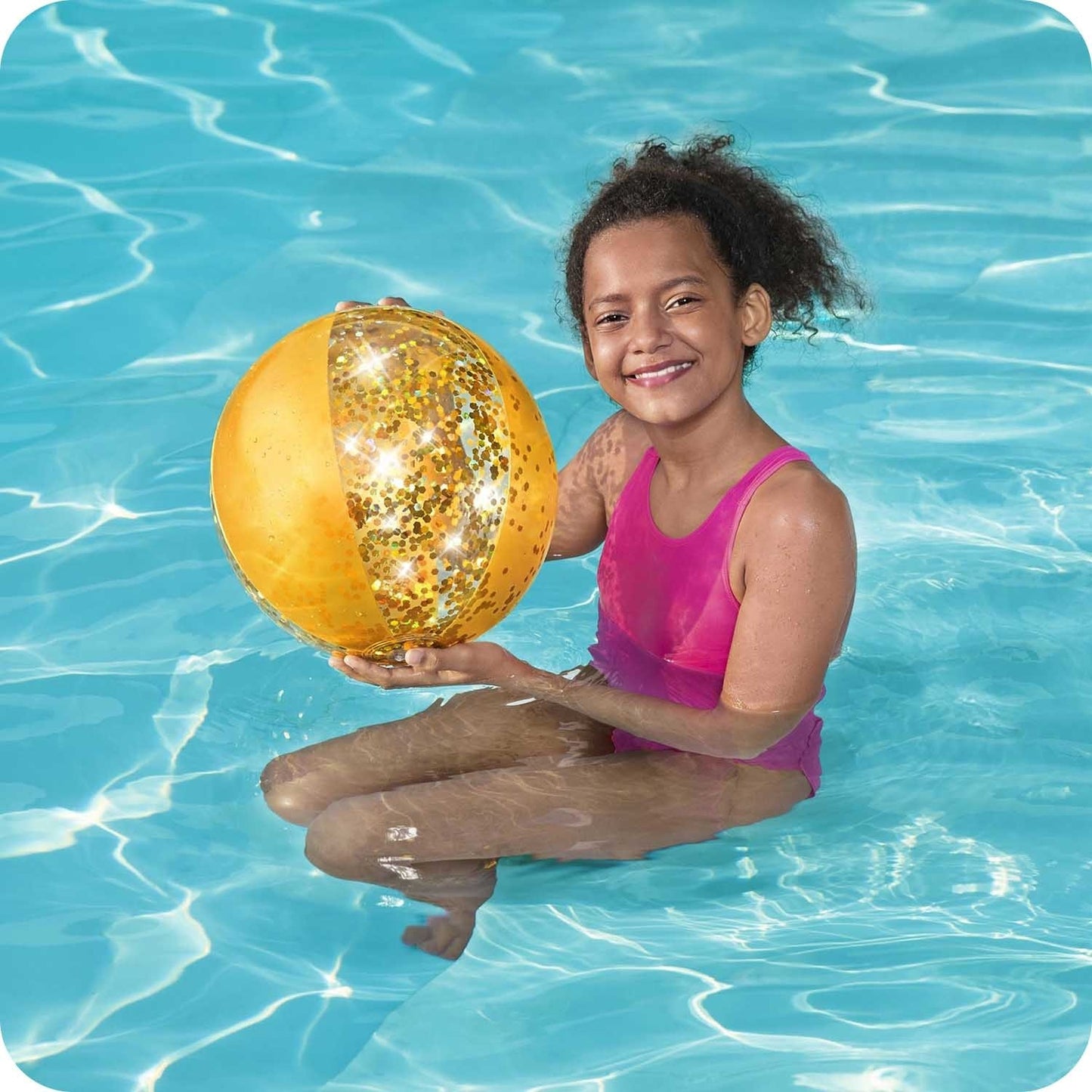 Beach ball 41cm Bestway 31050 gold
