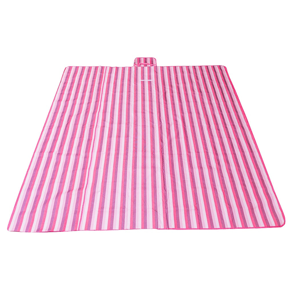 Beach mat beach picnic blanket 200x200cm pink