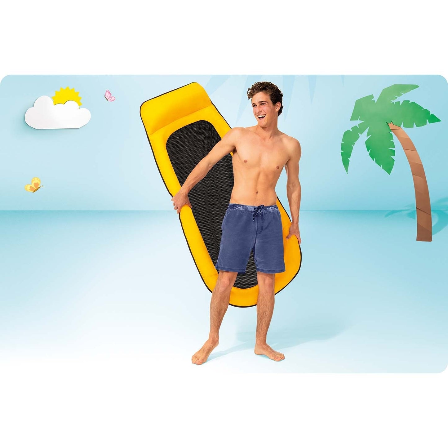 Beach mattress with mesh 178 x 94 cm INTEX 58836