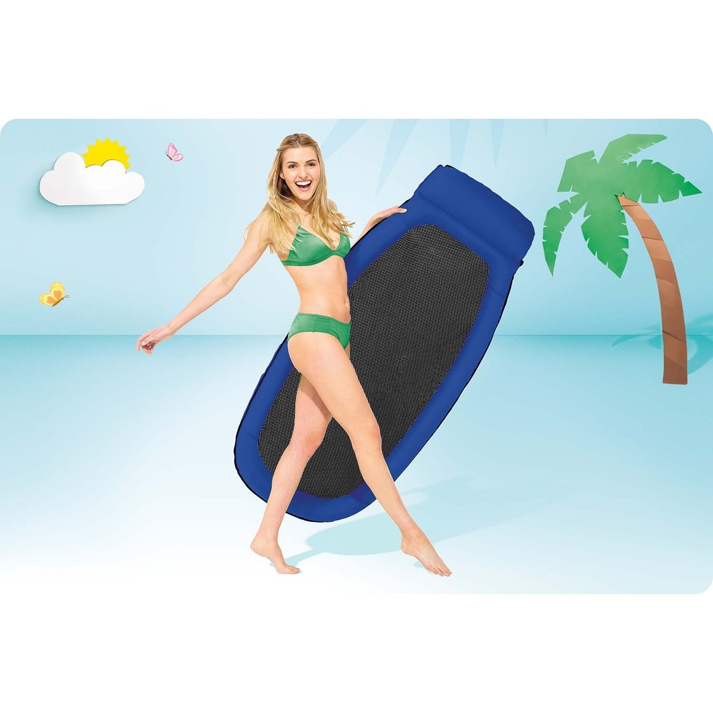 Beach mattress with mesh 178 x 94 cm INTEX 58836