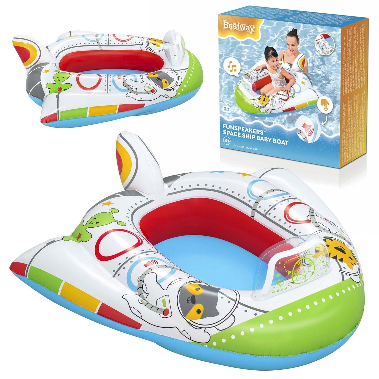 Beach pontoon spaceship 104 x 99 cm Bestway 34178