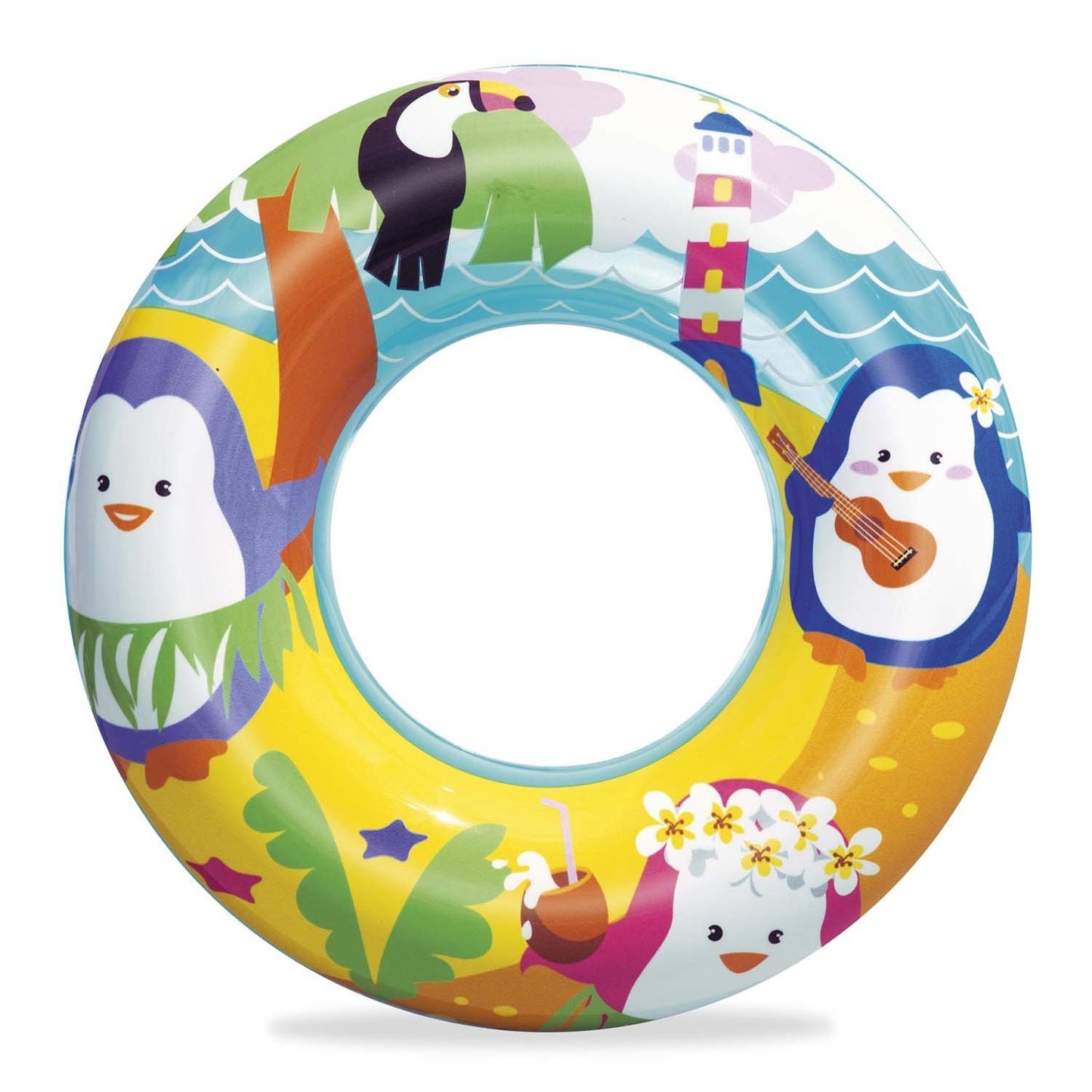 Beach ring for swimming Sea Adventures for Children Bestway 36113 mermaids