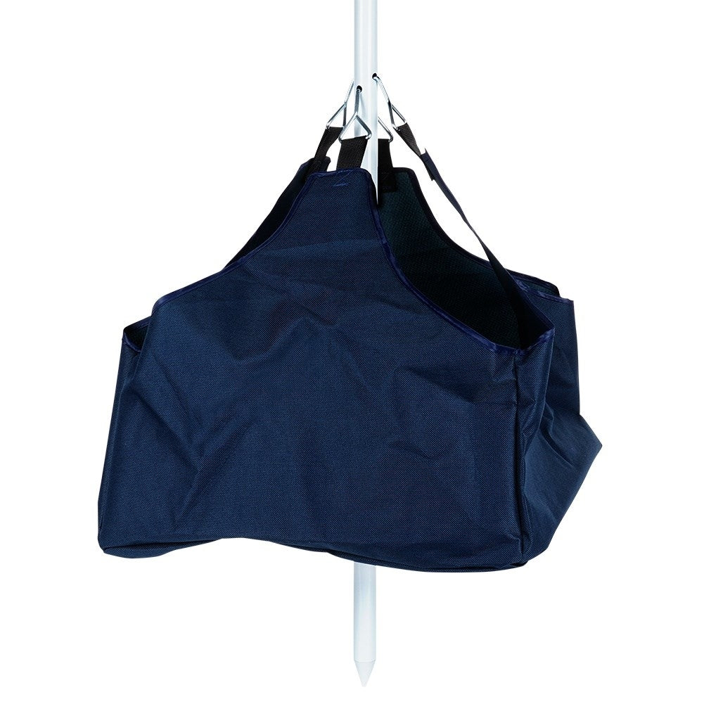 Beach umbrella with adjustable tilt and sun protection