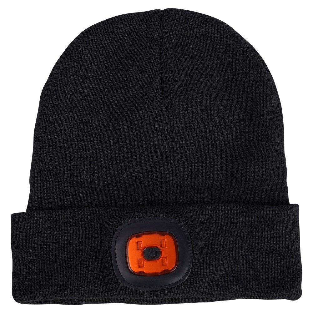 Beanie with LED lights: Perfect for running and walking