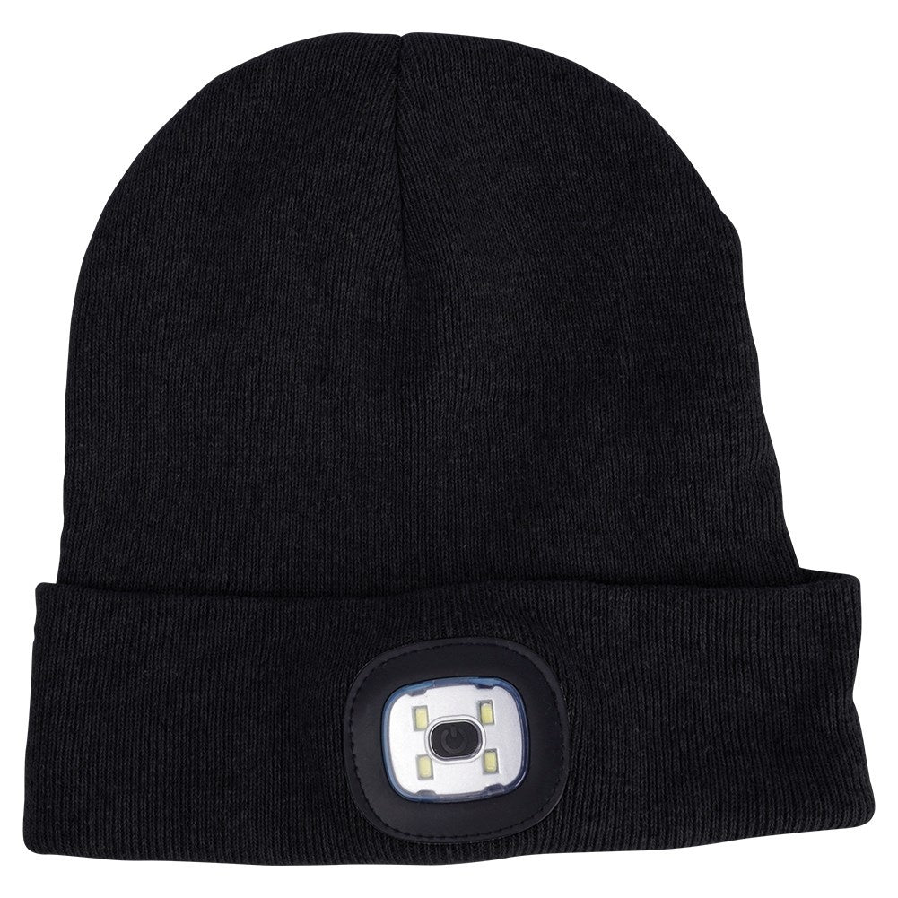 Beanie with LED lights: Perfect for running and walking