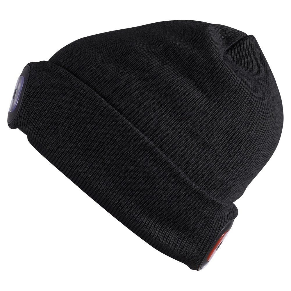 Beanie with LED lights: Perfect for running and walking