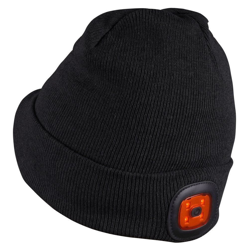 Beanie with LED lights: Perfect for running and walking