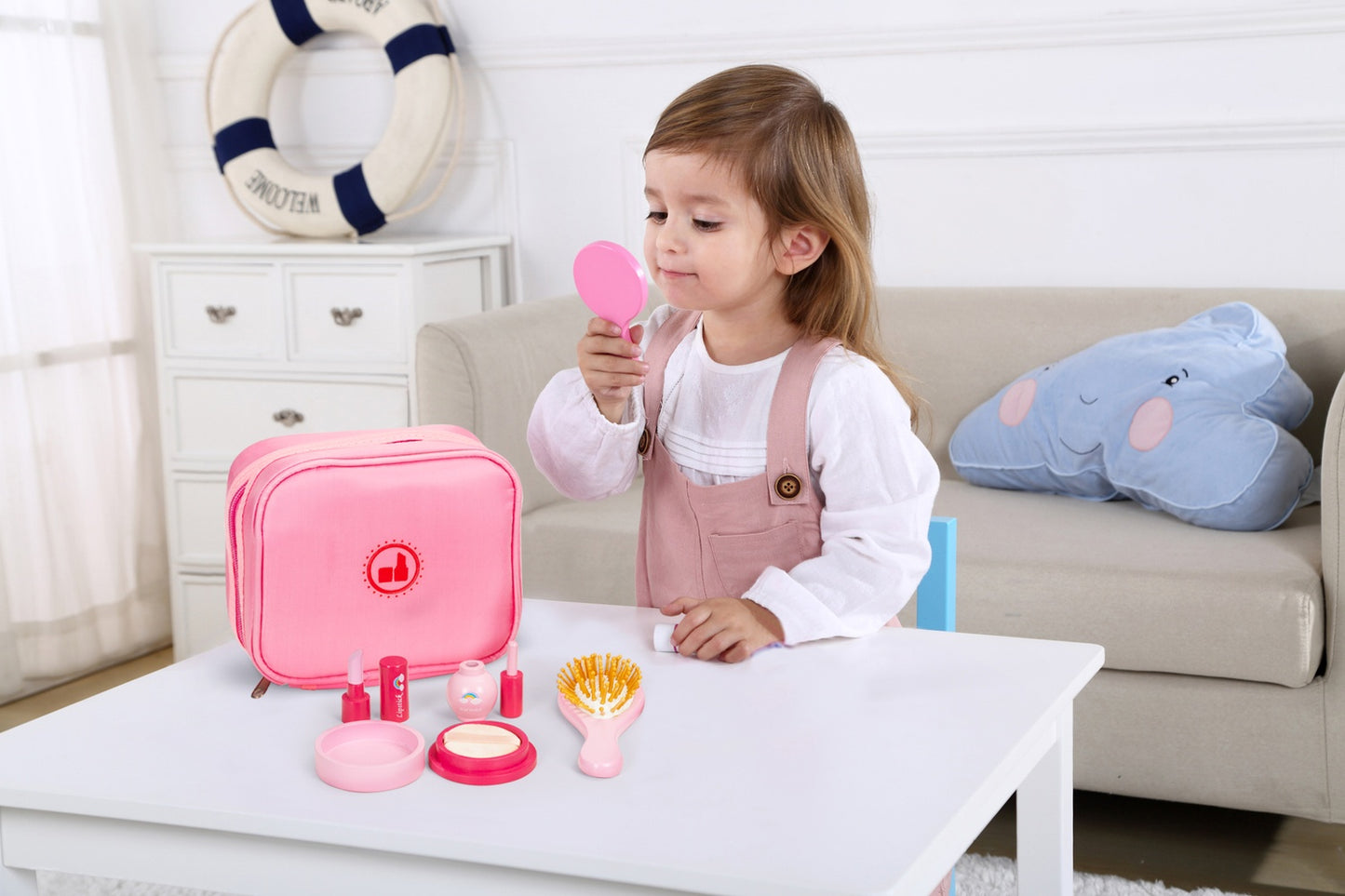Beauty set cosmetic bag 6 accessories beauty