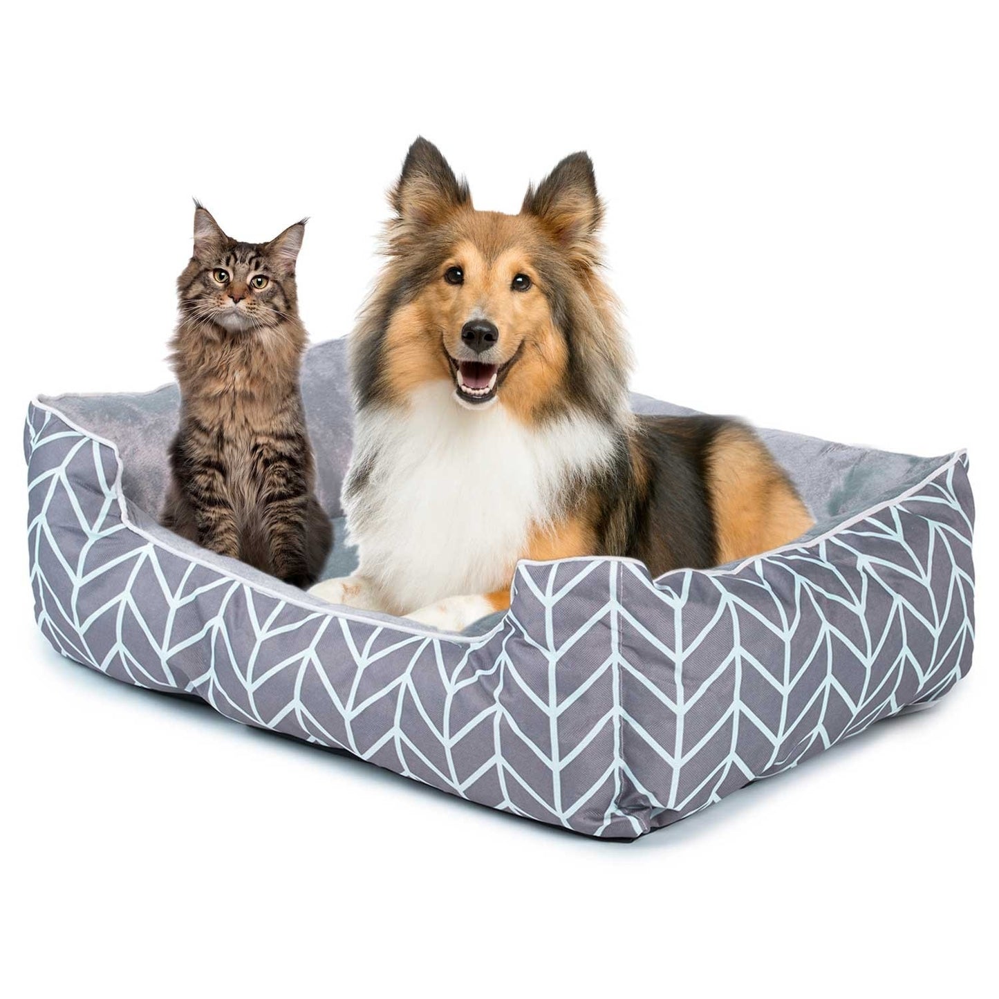 Bed 65 x 50 x 23 cm L DR-235 gray