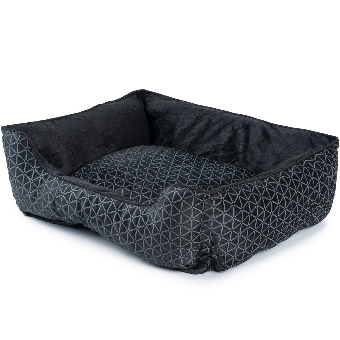 Bed 70 x 60 x 25 cm DR-237 black