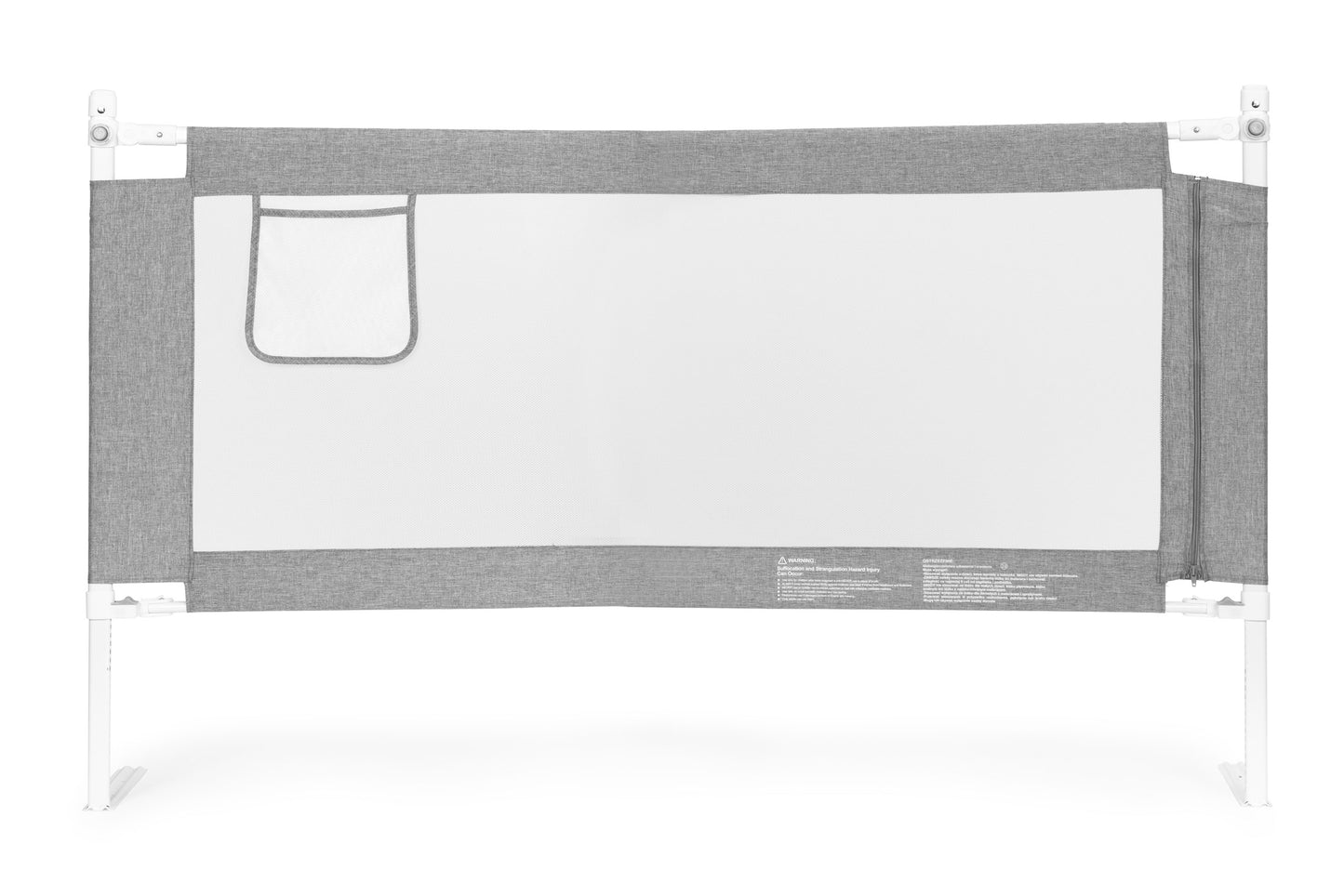 Bed Safety Rail 160 cm with Adjustable Height and Pocket