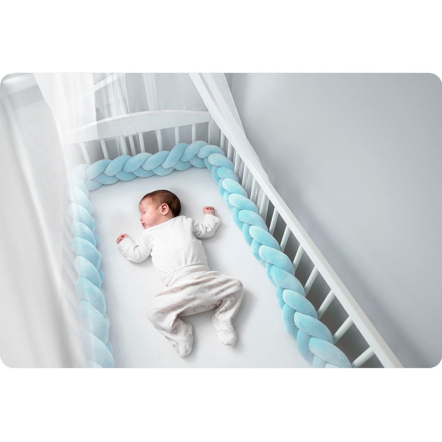 Bed edge protection Ricokids 3m - Blue