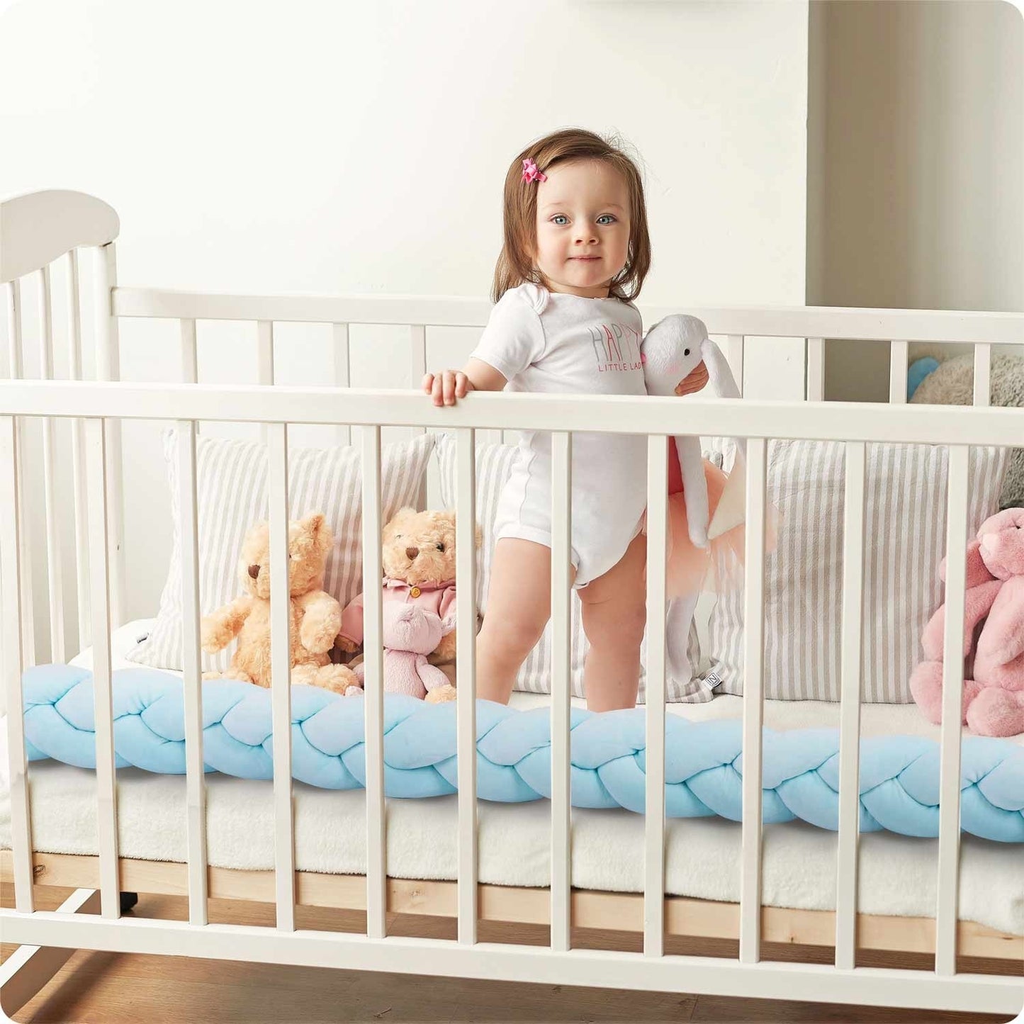 Bed edge protection Ricokids 3m - Blue