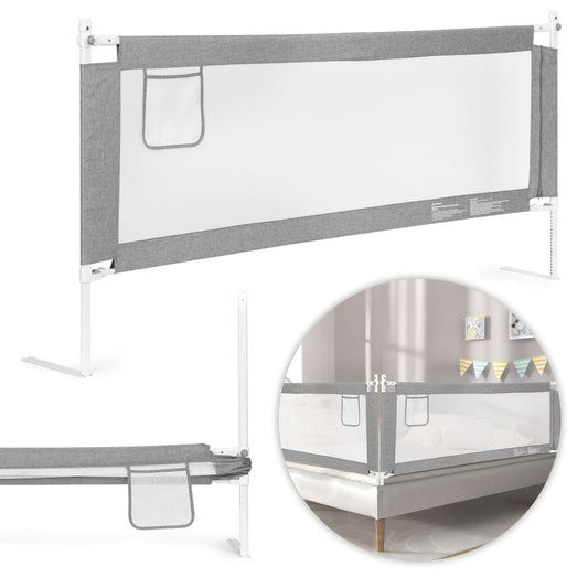 Bed safety rail, 200 cm, protective barrier for children, ECOTOYS