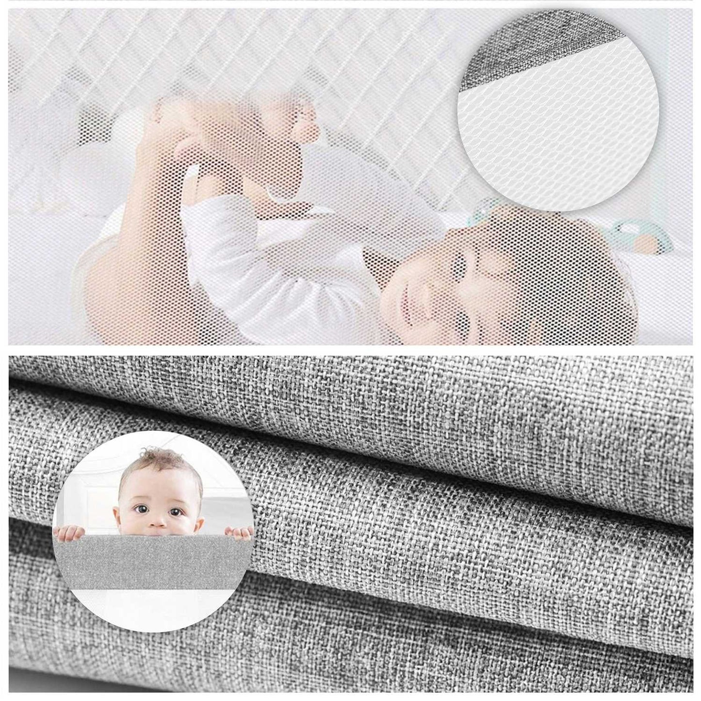 Bed safety rail, 200 cm, protective barrier for children, ECOTOYS