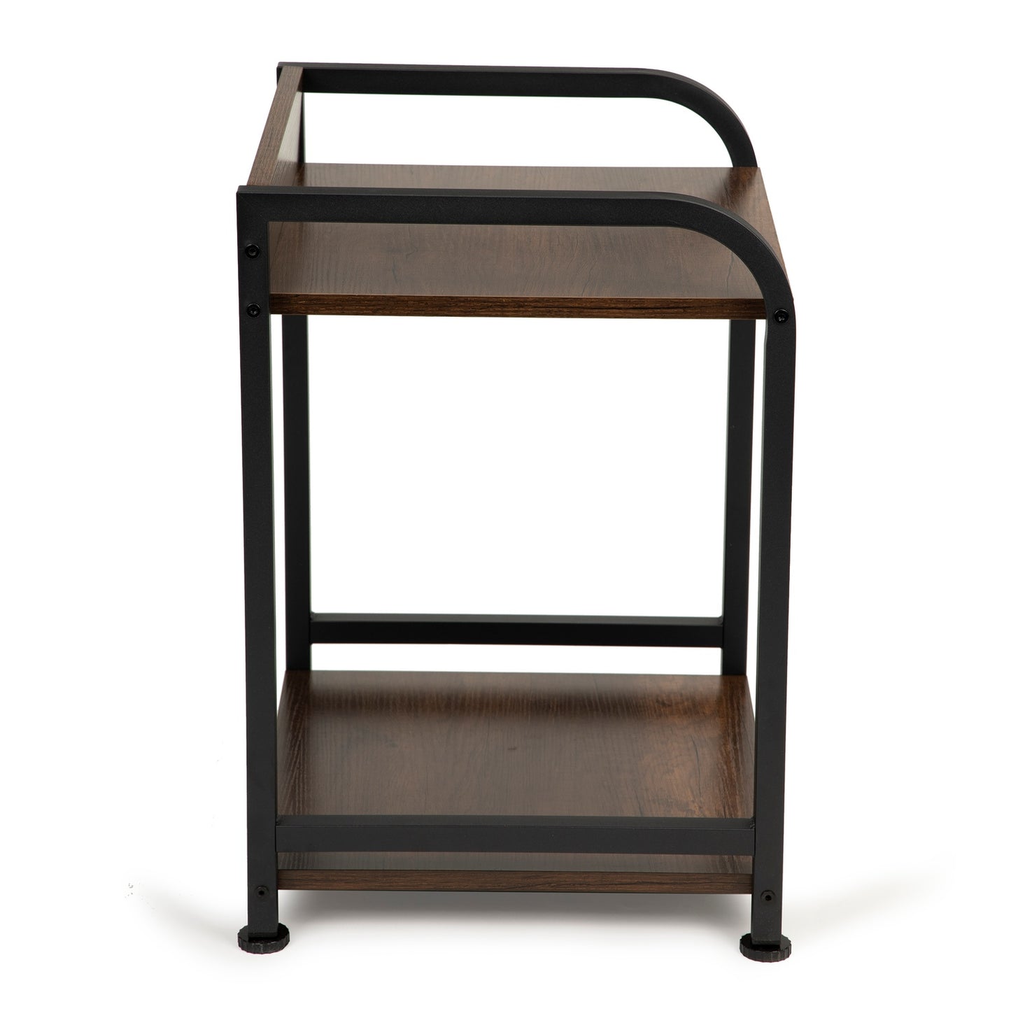 Bedside table 2 tier loft drawer shelves