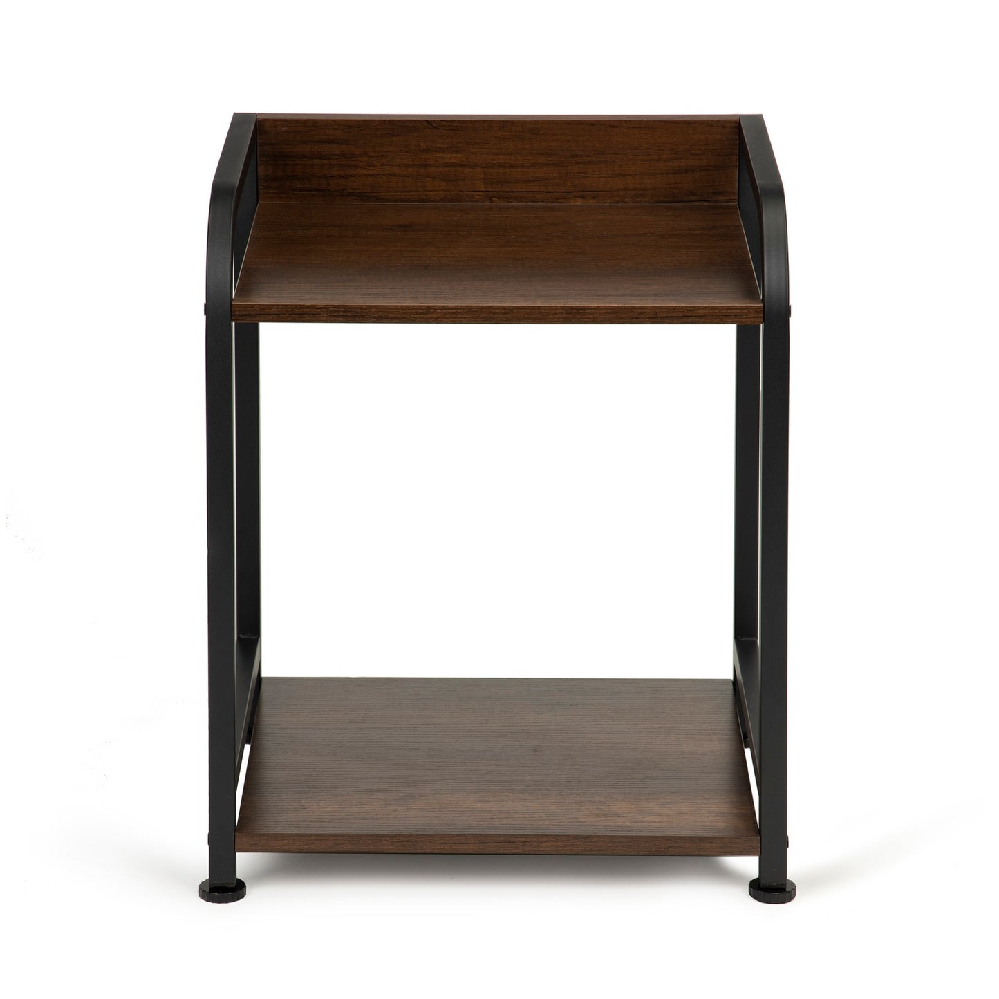 Bedside table 2 tier loft drawer shelves