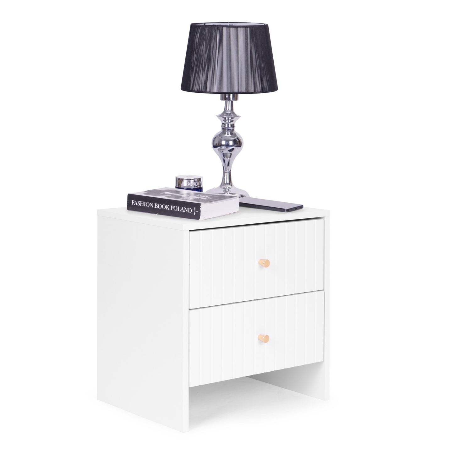 Bedside table with 2 drawers ModernHome