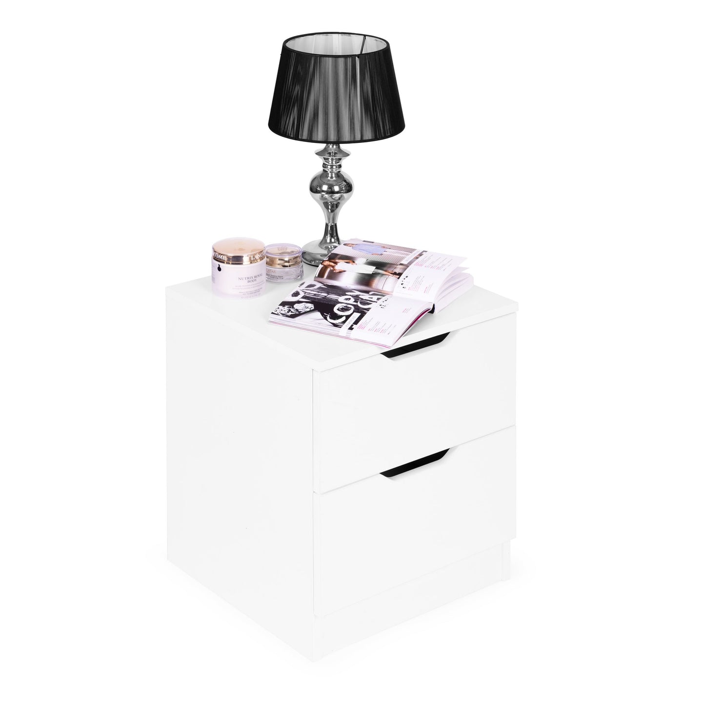 Bedside table with 2 drawers ModernHome