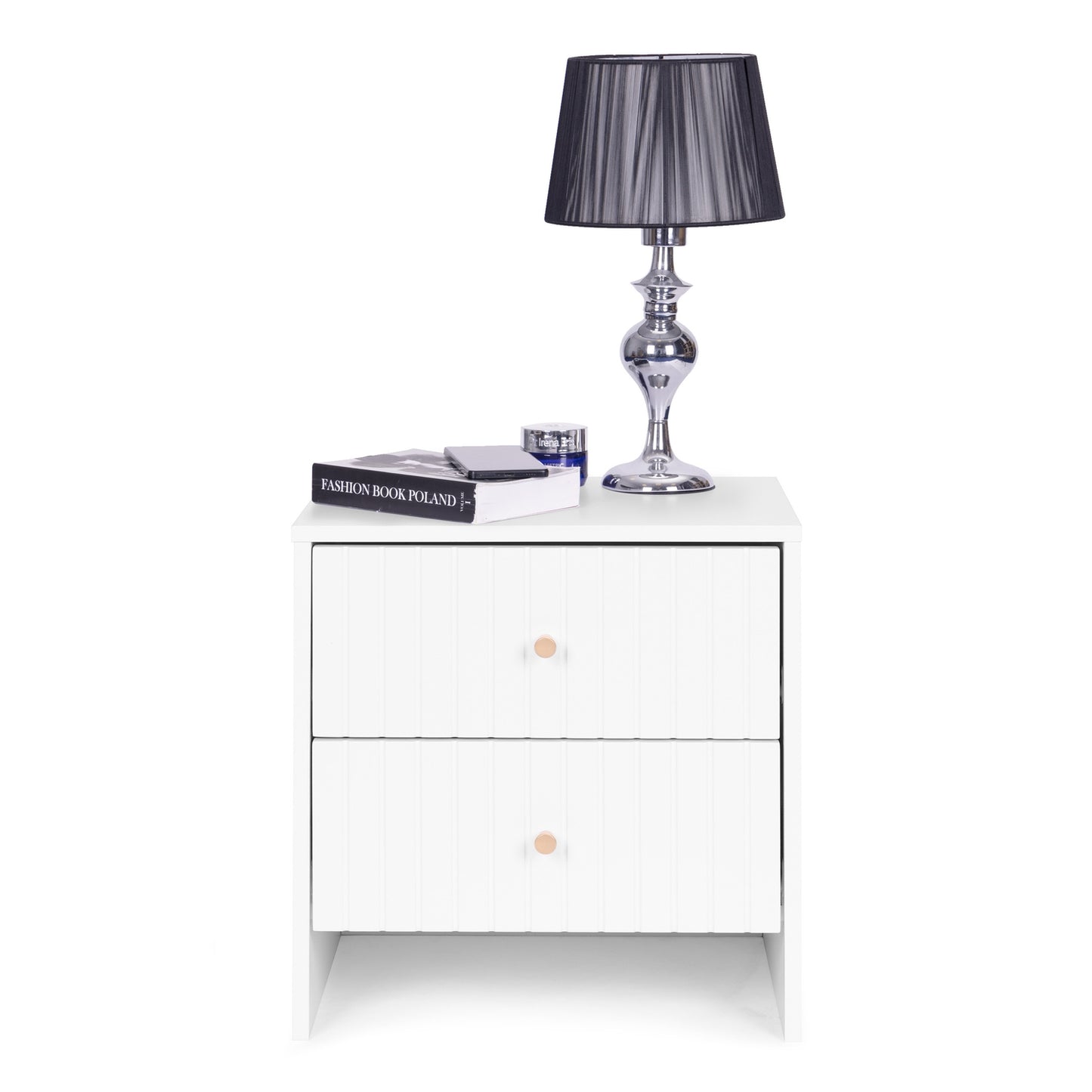 Bedside table with 2 drawers ModernHome